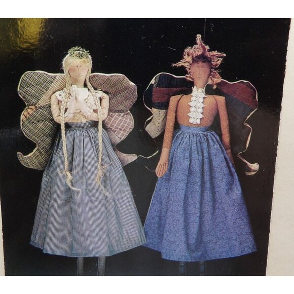 Gloria & Jesebel 27" Cloth Doll Pattern By Never A Dull Needle, by Jo Gummere, @ - Picture 2 of 3